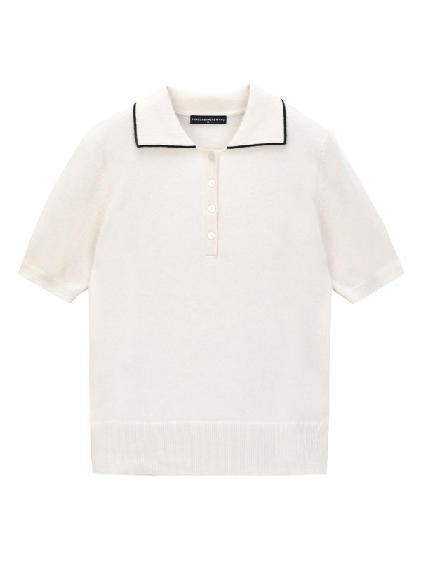 Polo Shortsleeve_Vintage White